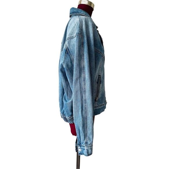 NWT BlankNYC Evereve Wondering Why Denim Jacket sz L - Picture 13 of 14